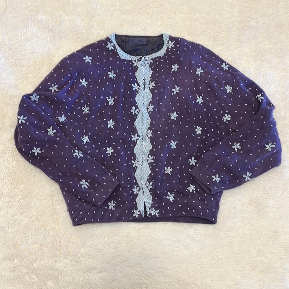 Vintage beaded sweater
